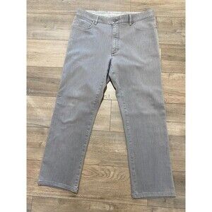 Ermenegildo Zegna Straight Leg Chino Mens 36x28 Made in Italy Khaki Cotton Jeans